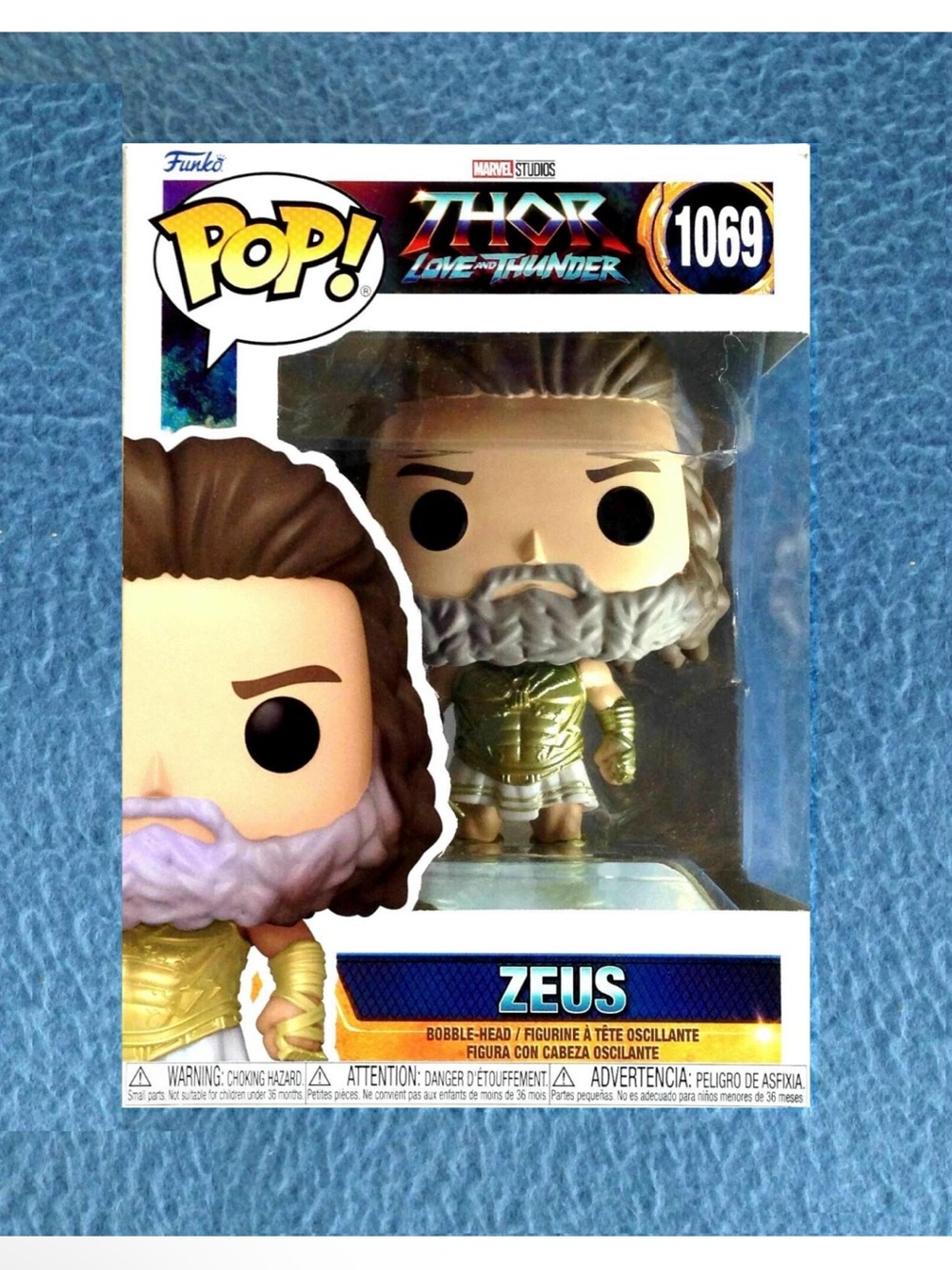 Funko Pop! Zeus Vinyl Figure - Gold & Gray